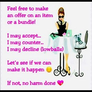 I’m open to negotiating.